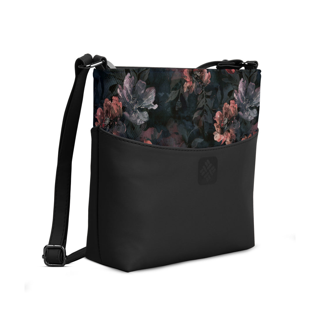 Chic Essentials Crossbody Dark Pattern