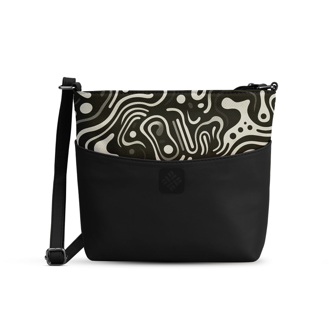 Chic Essentials Crossbody Monochrome Maelstrom