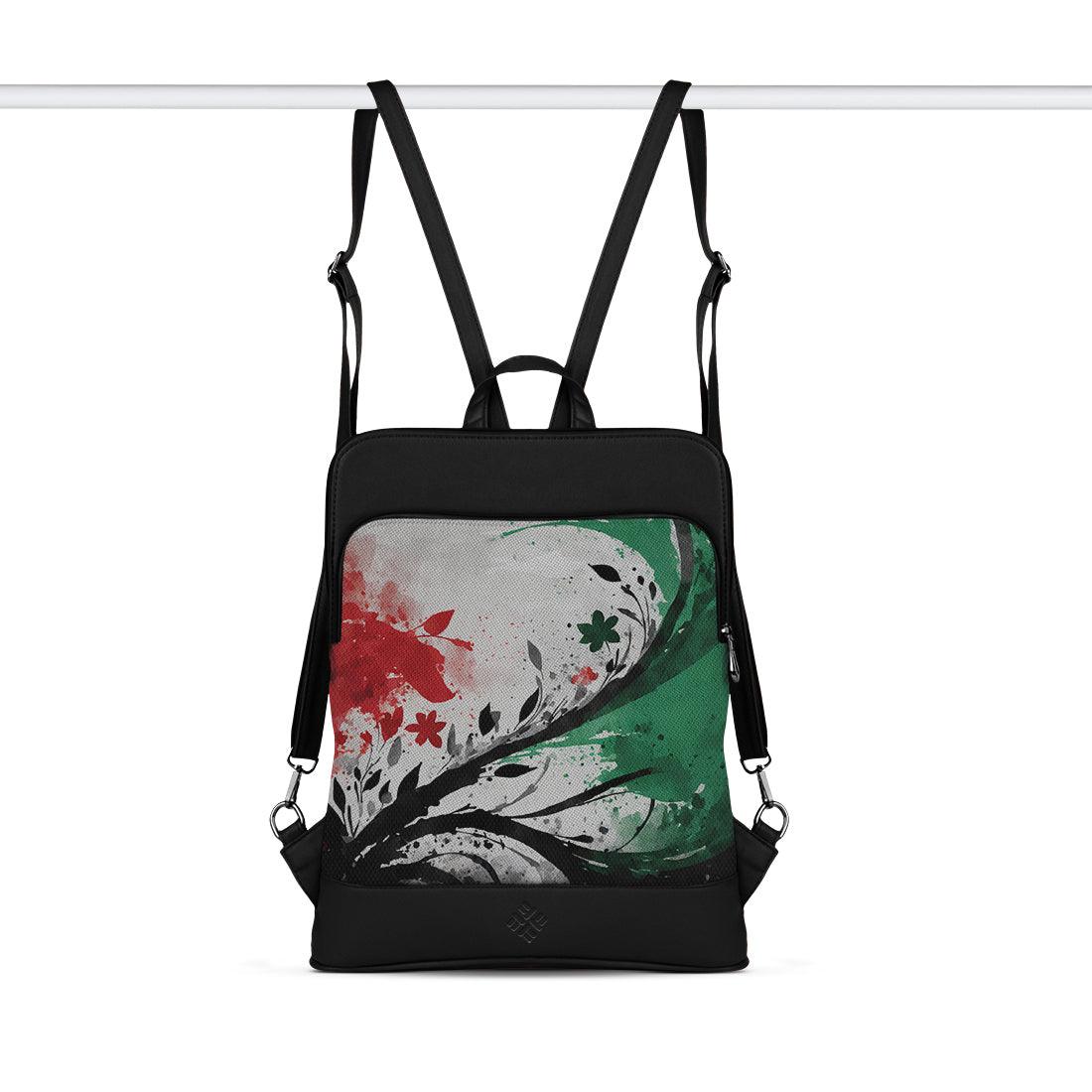 Black Laptop Backpack Palestine up - CANVAEGYPT