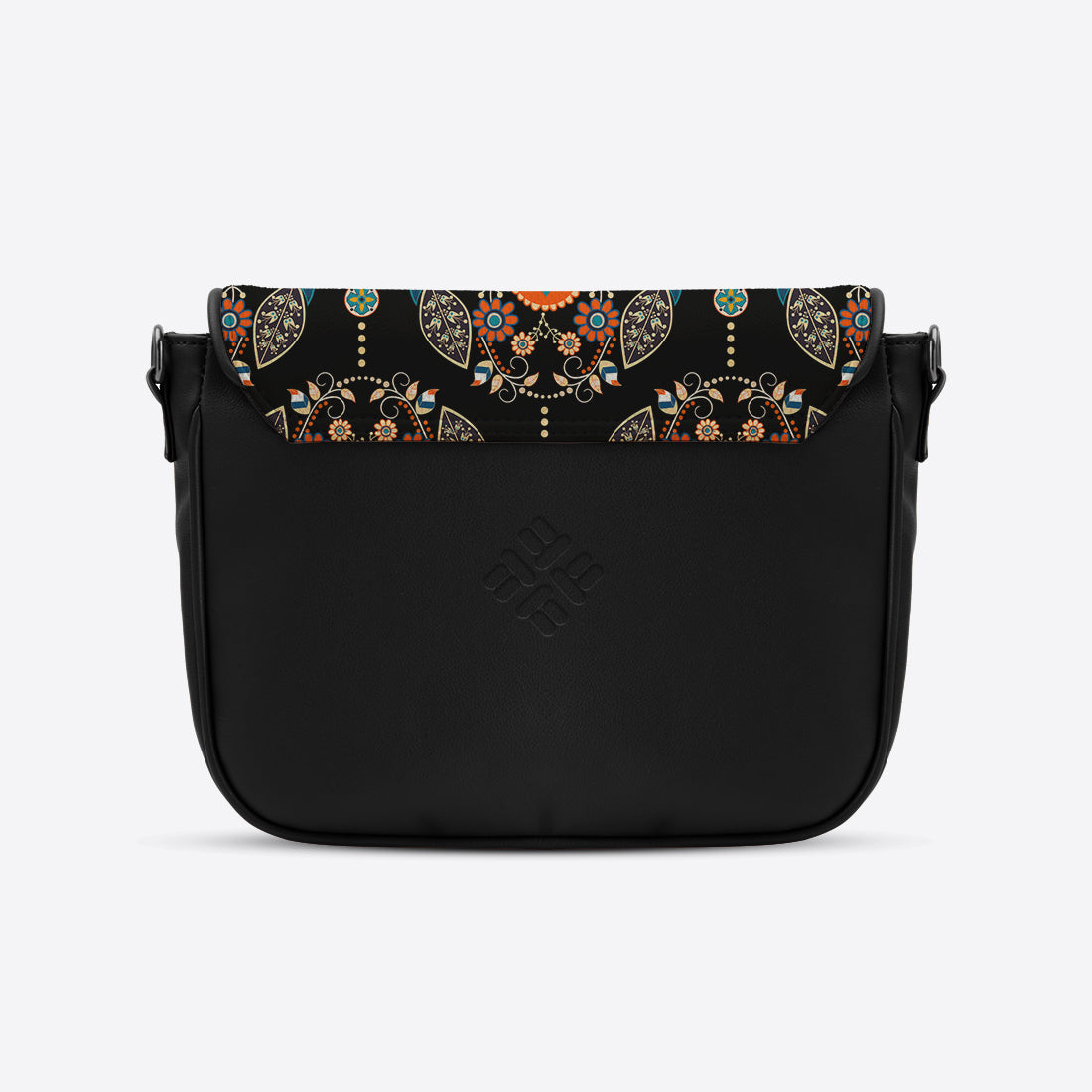 Black messenger crossbody bag Agy