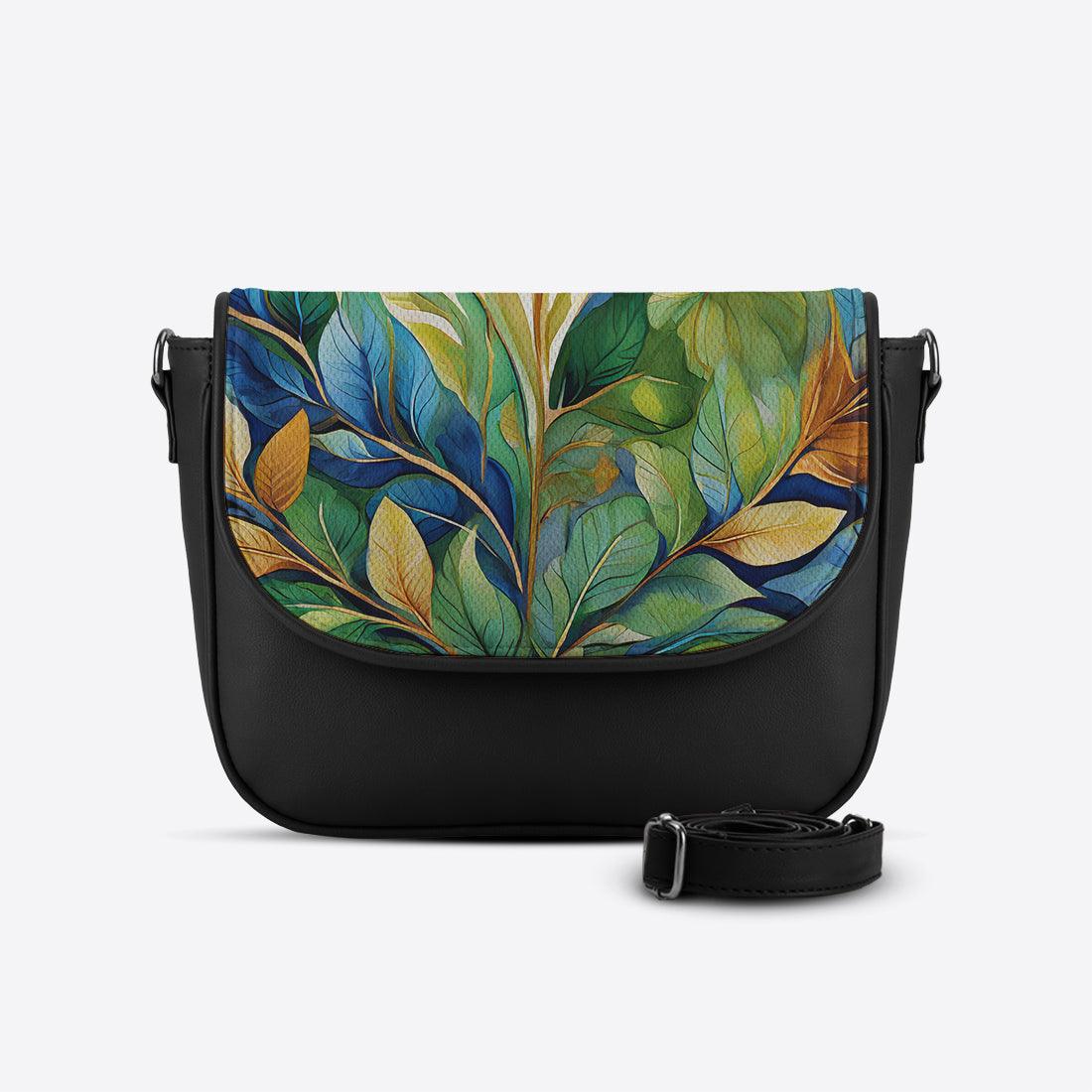 Black Messenger Crossbody Verdure - CANVAEGYPT