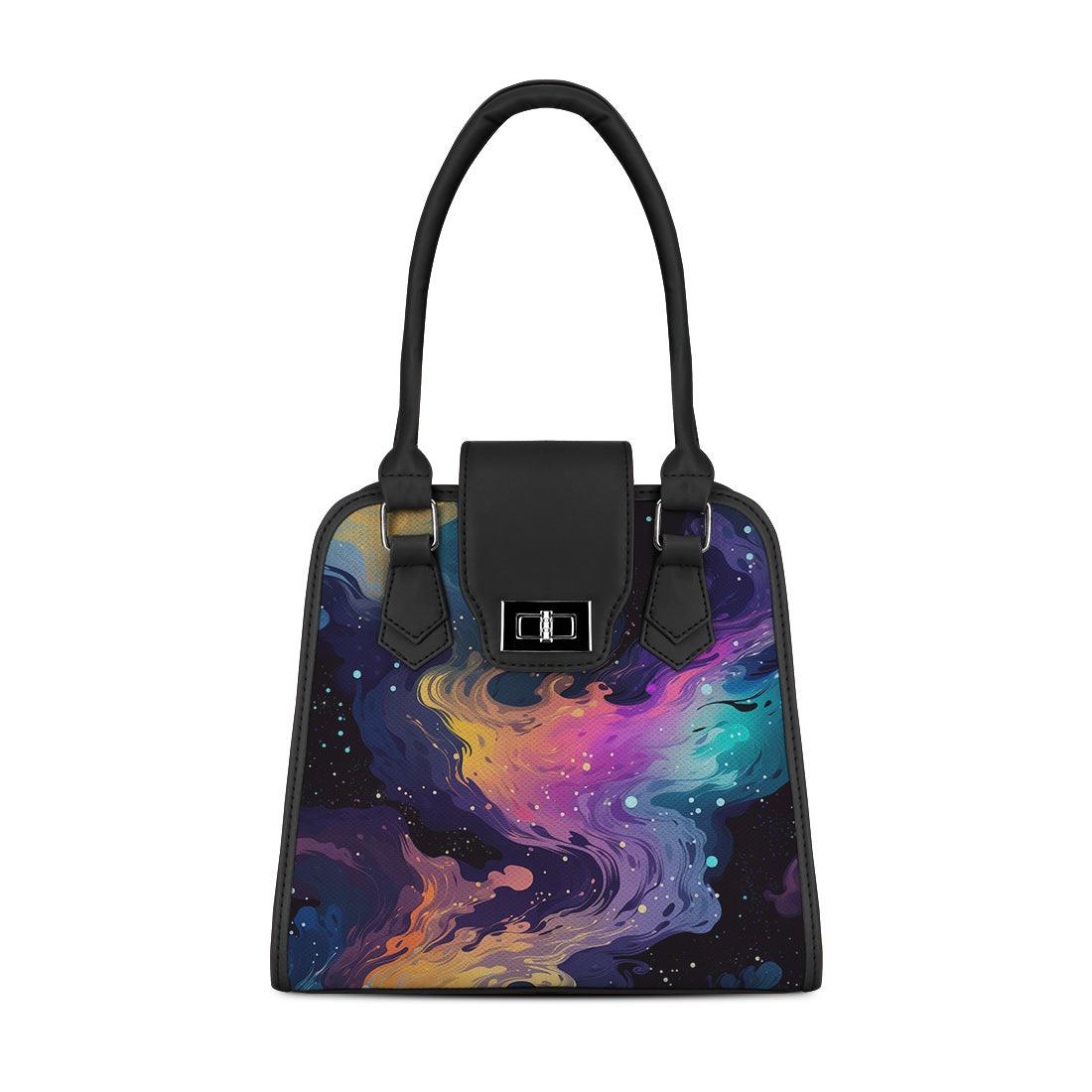 Black Metropolitan Charm Bag Galactic Garden - CANVAEGYPT