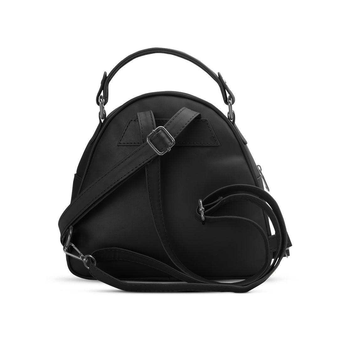 Black Mini Voyage Backpack Shapescratch - CANVAEGYPT