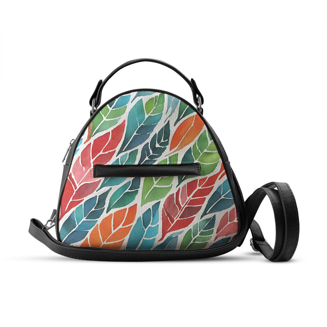 Black Mini Voyage Backpack Bright Leaf - CANVAEGYPT