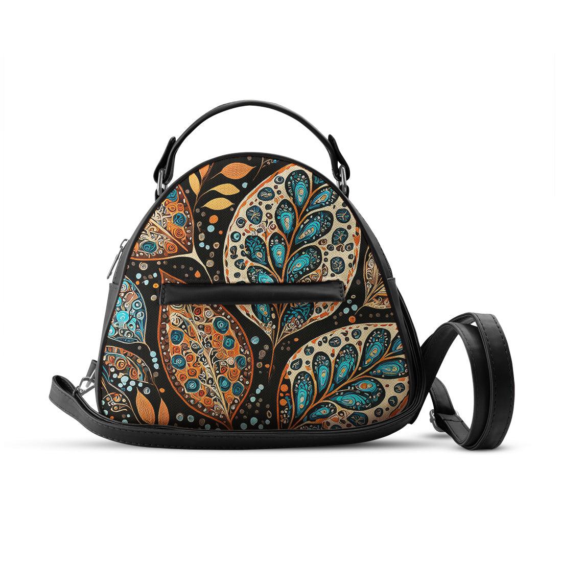 Black Mini Voyage Backpack Leafscape - CANVAEGYPT