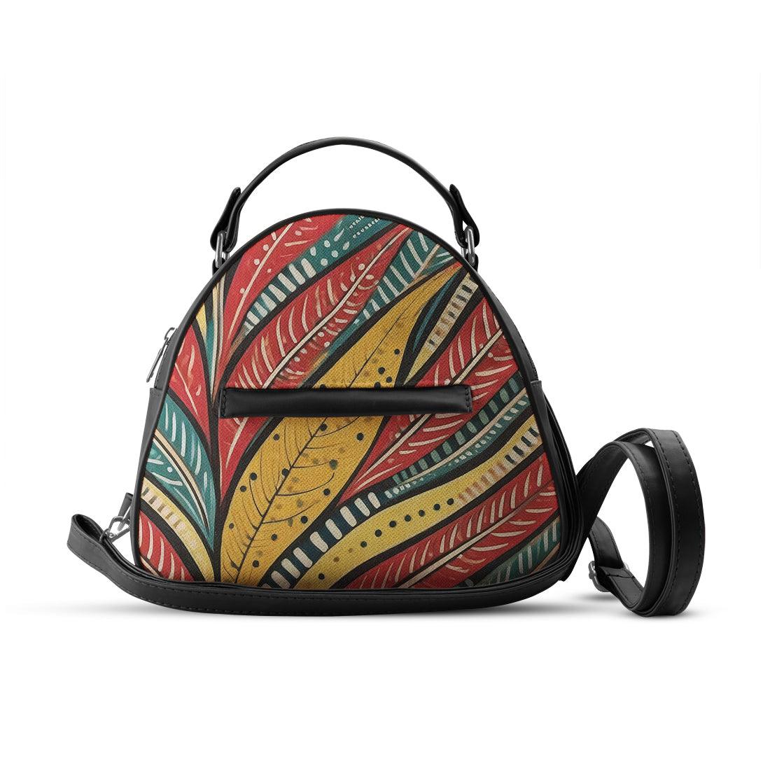 Black Mini Voyage Backpack Leaves - CANVAEGYPT