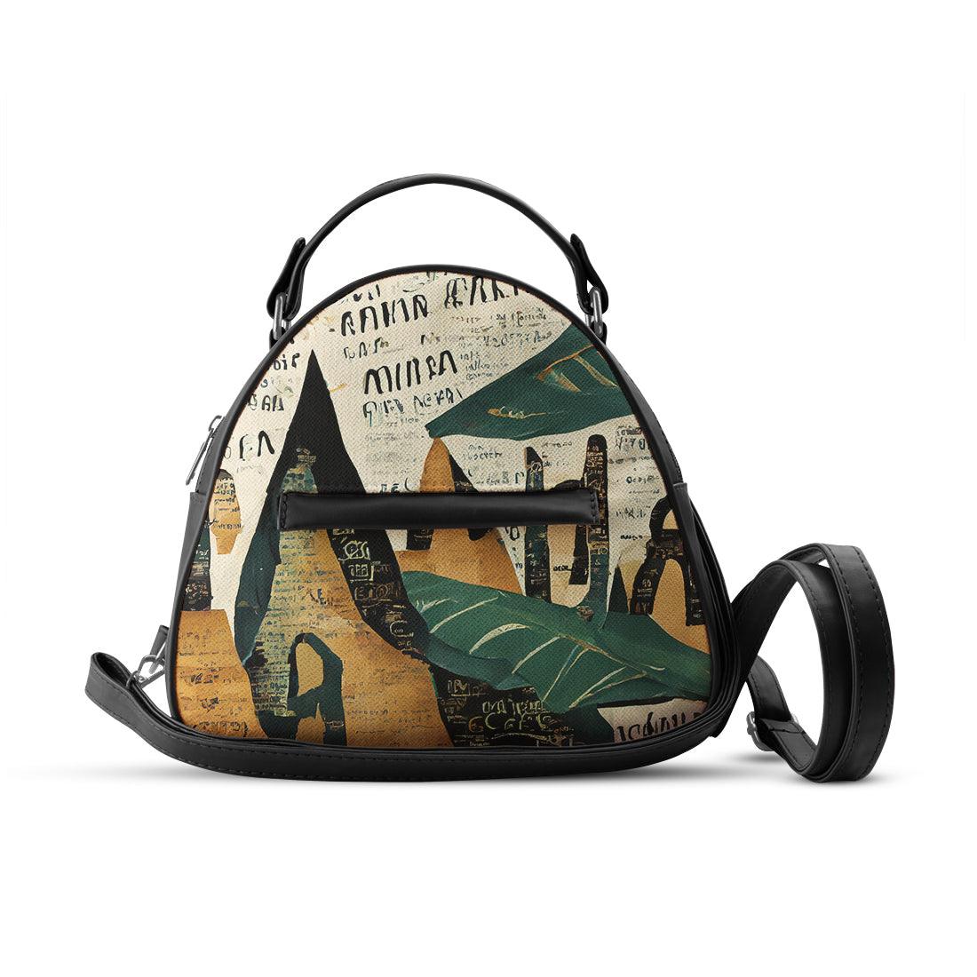 Black Mini Voyage Backpack Old Magazine - CANVAEGYPT