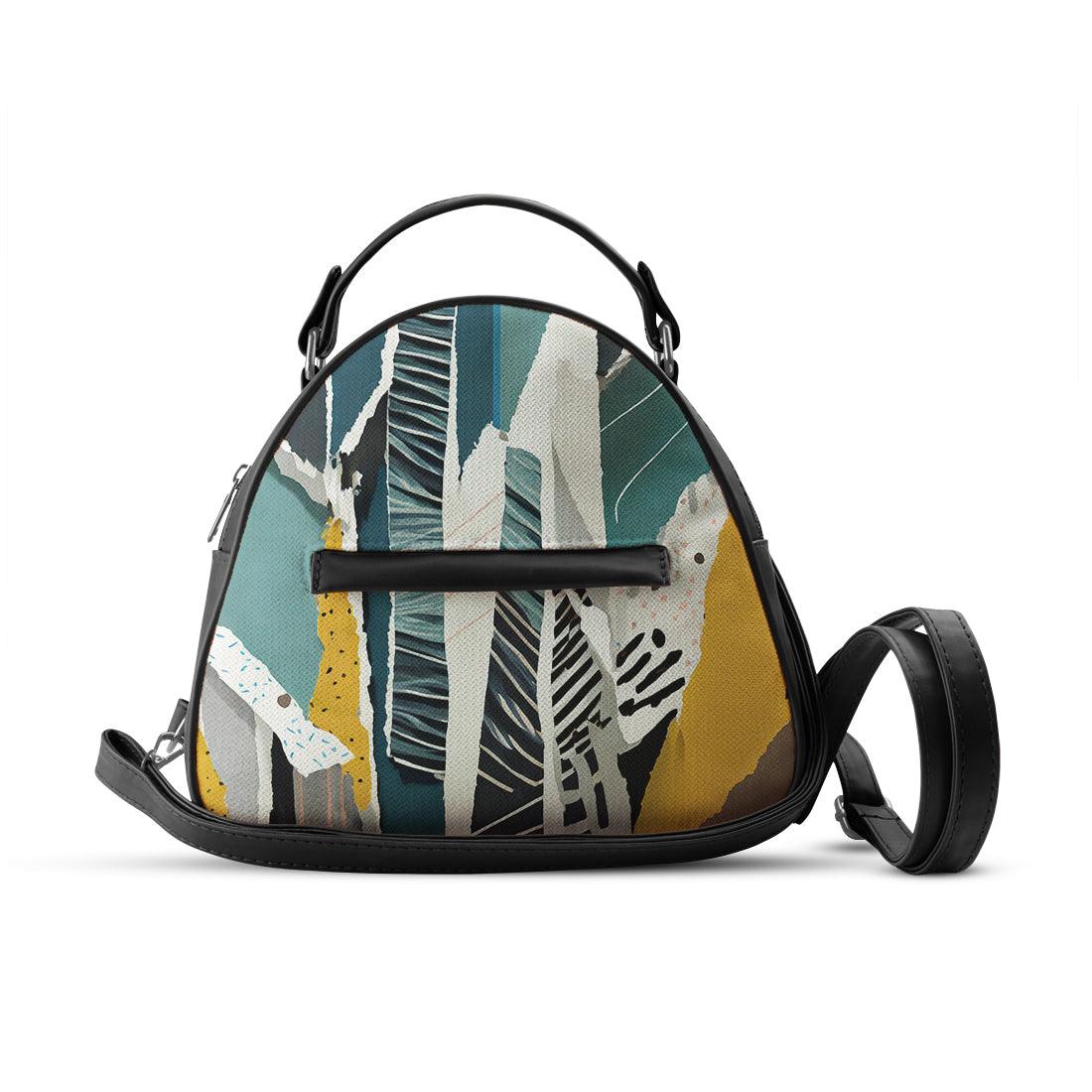 Black Mini Voyage Backpack Shapescratch - CANVAEGYPT