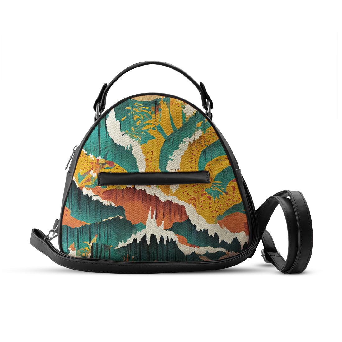 Black Mini Voyage Backpack Texture - CANVAEGYPT