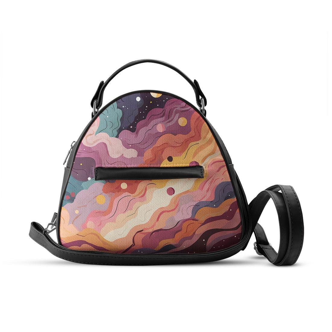 Black Mini Voyage Backpack Wavy Sky - CANVAEGYPT