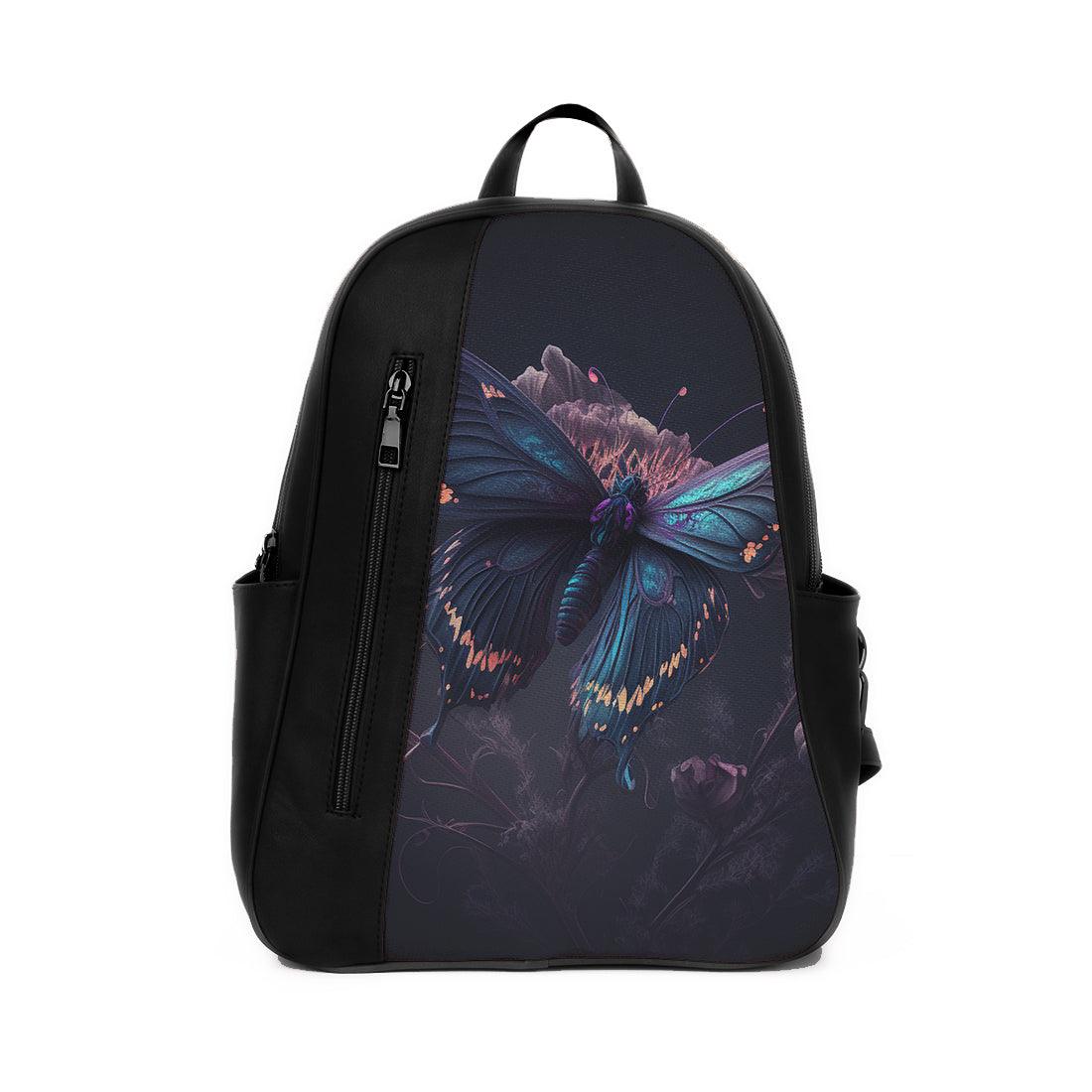 Black Mixed Backpack ButteryFly Glowing - CANVAEGYPT