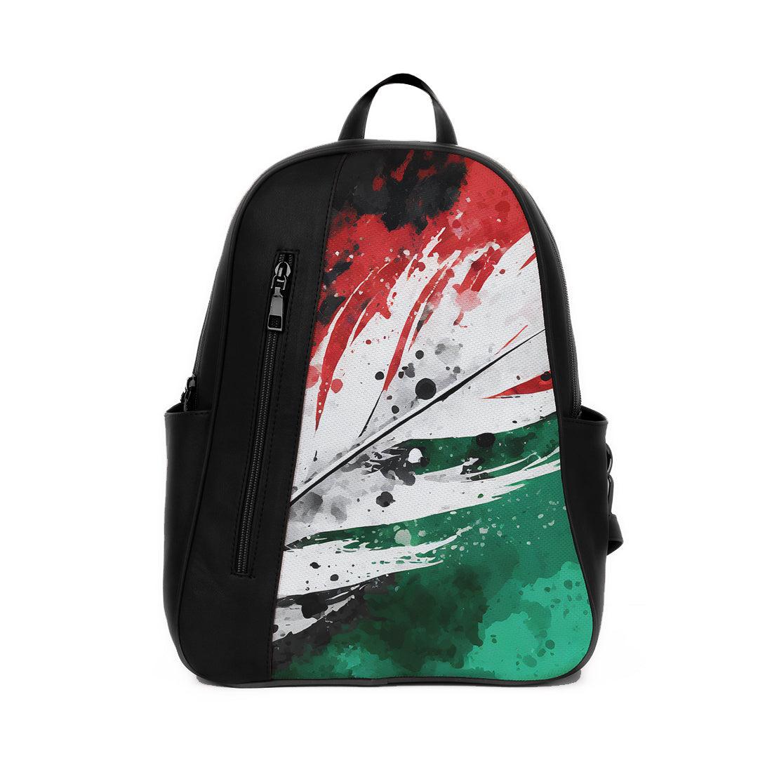 Black Mixed Backpack Palestine - CANVAEGYPT