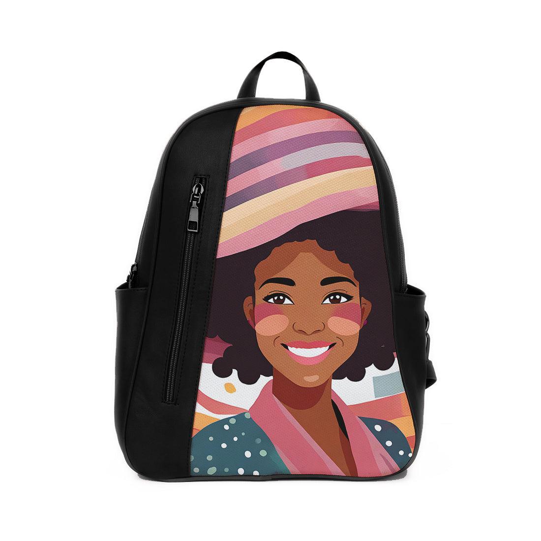 Black Mixed Backpack Baroness - CANVAEGYPT