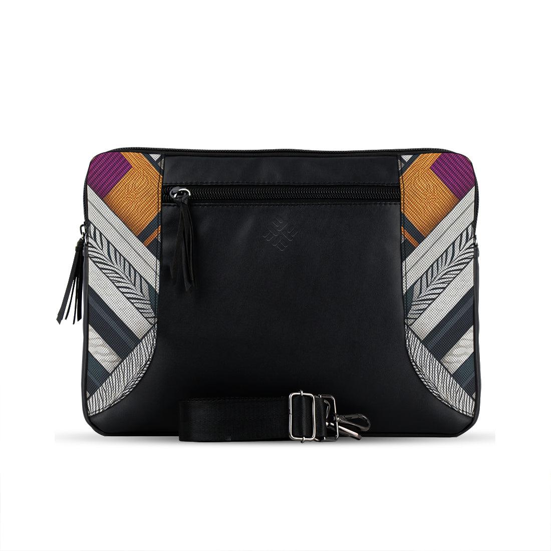 Black Mixed Laptop Sleeve Tangle - CANVAEGYPT