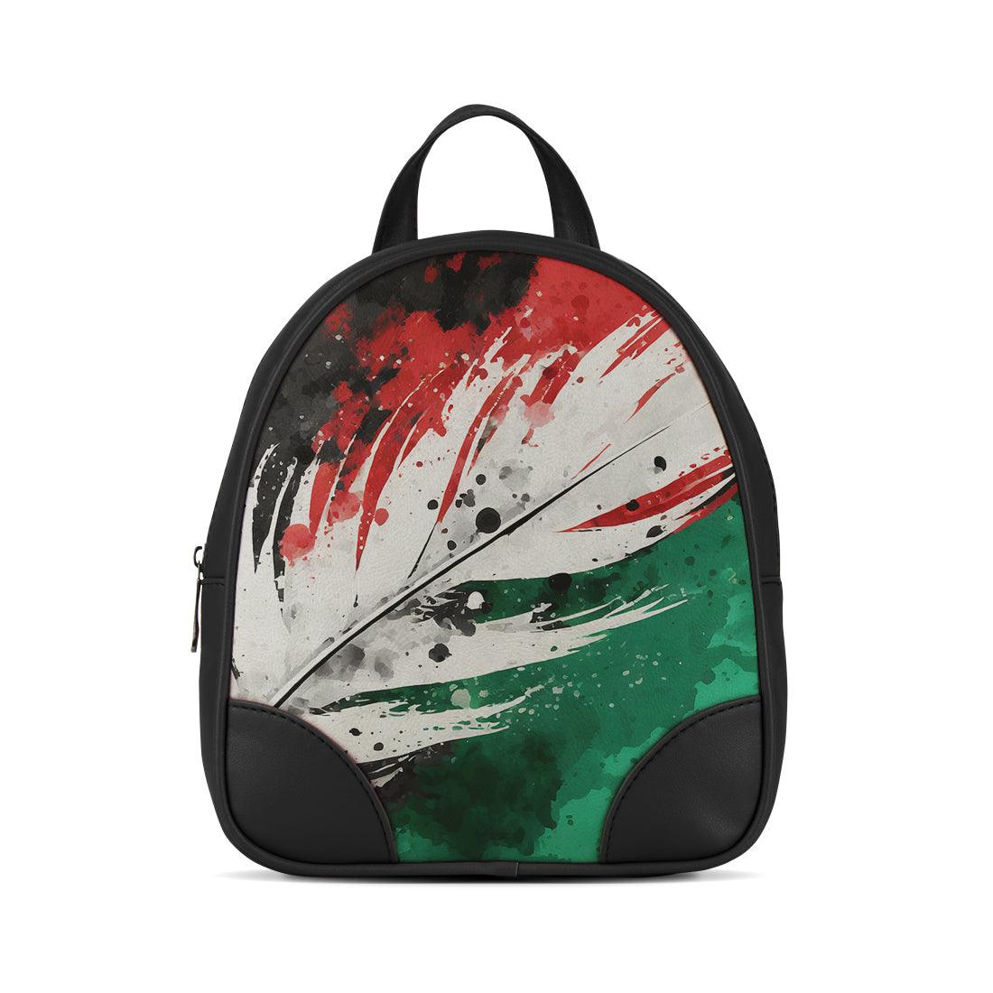 Black O Mini Backpacks Palestine - CANVAEGYPT