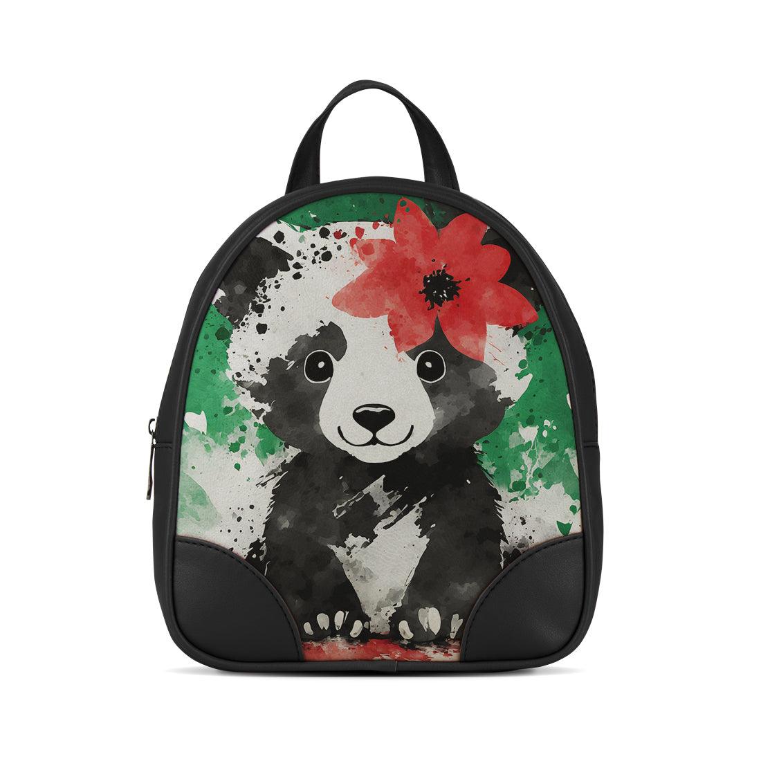 Black O Mini Backpacks Palestine panda - CANVAEGYPT