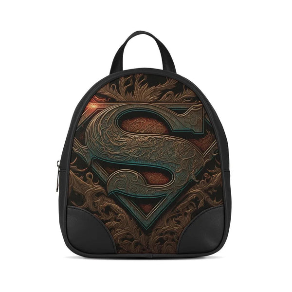 Black O Mini Backpacks Superman - CANVAEGYPT