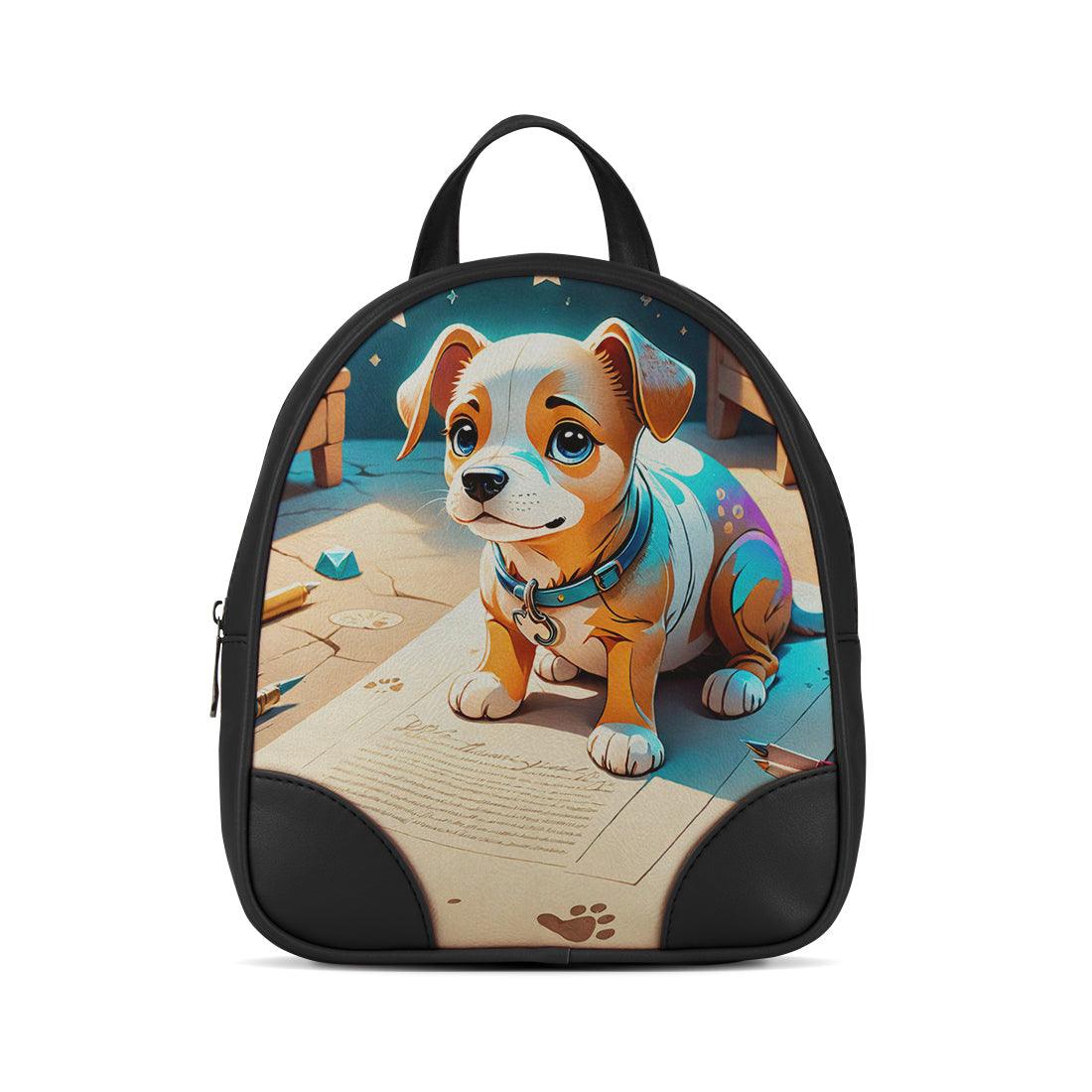 Black O Mini Backpacks Toy Dog - CANVAEGYPT