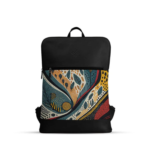Black Orbit Laptop Backpack Leafcraft - CANVAEGYPT