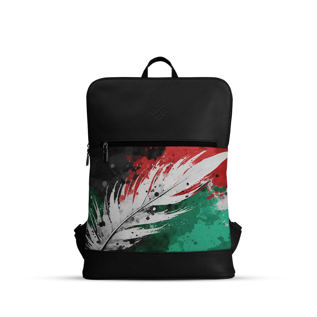 Black Orbit Laptop Backpack Palestine - CANVAEGYPT