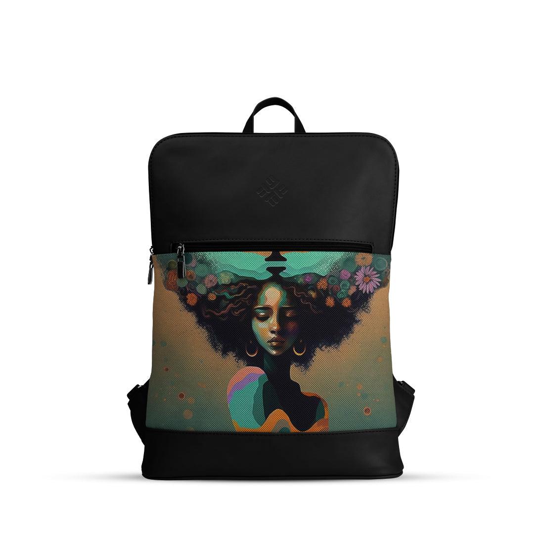 Black Orbit Laptop Backpack Queen Of The Sea - CANVAEGYPT