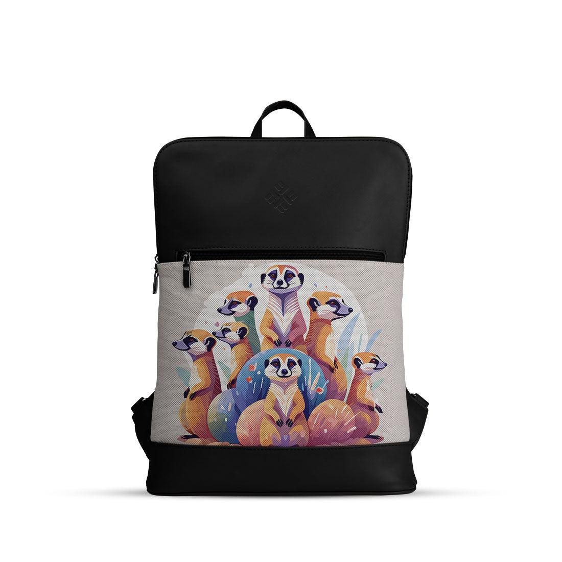Black Orbit Laptop Backpack Sloth Family - CANVAEGYPT