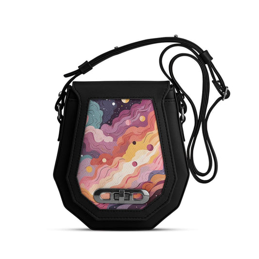 Black Polygon Crossbags wavy sky - CANVAEGYPT