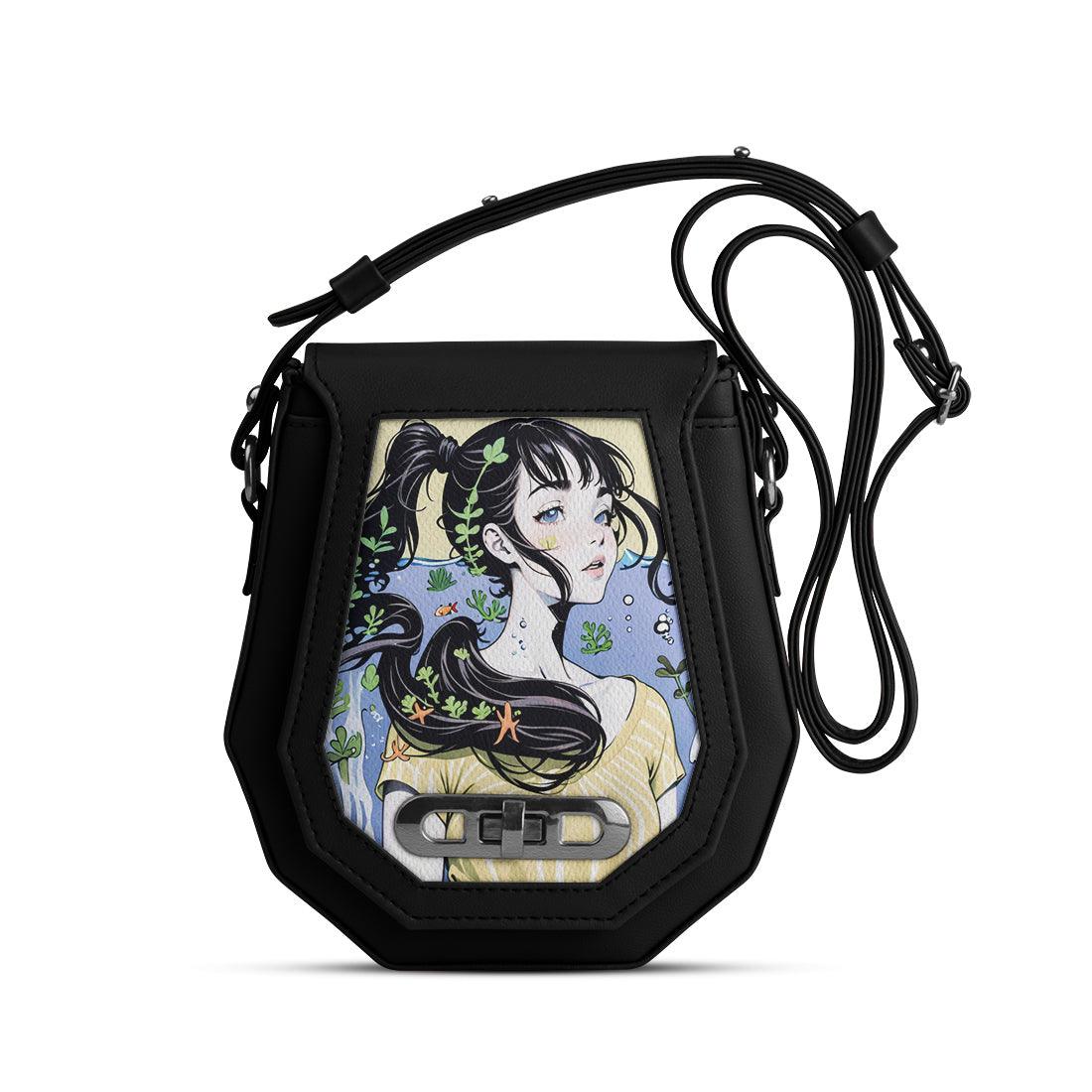 Black Polygon Crossbags young beauty - CANVAEGYPT