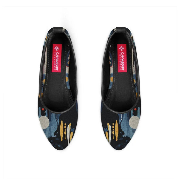 Black Round Toe Shoe Artistry - CANVAEGYPT