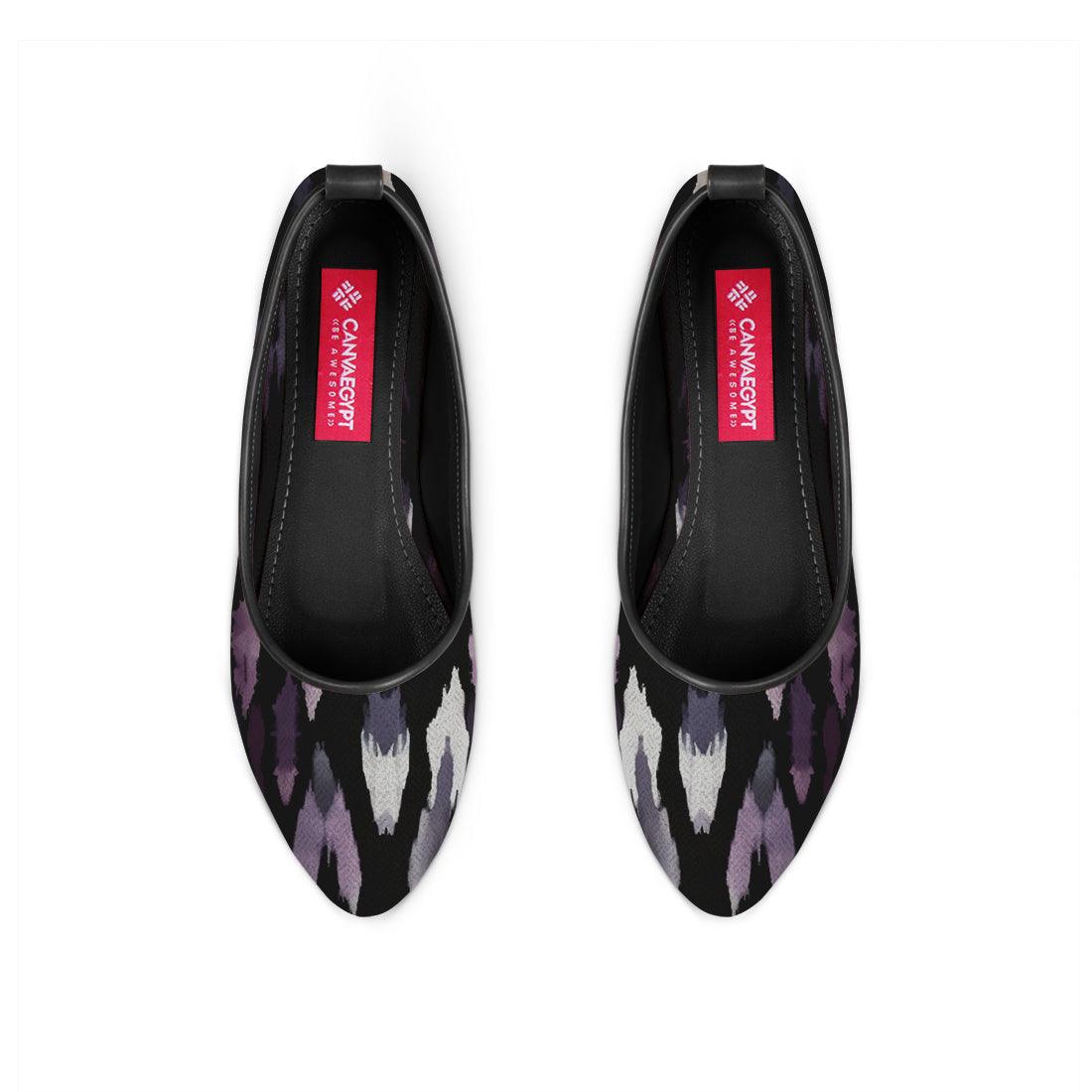 Black Round Toe Shoe Blips - CANVAEGYPT