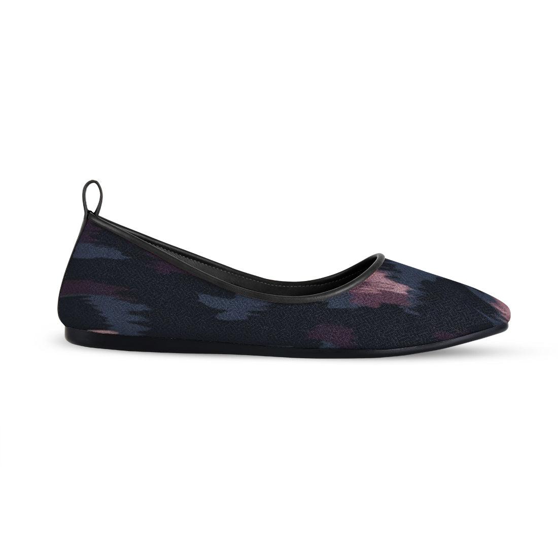 Black Round Toe Shoe Blurred - CANVAEGYPT