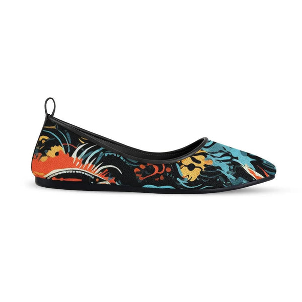 Black Round Toe Shoe Chromatic