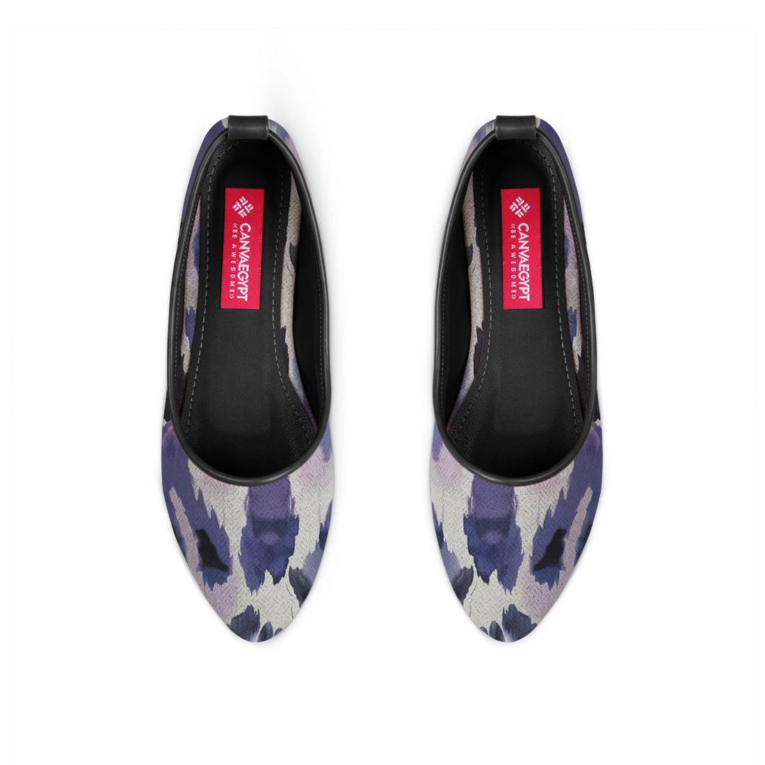 Black Round Toe Shoe Cloudy - CANVAEGYPT