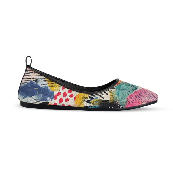 Black Round Toe Shoe Dye