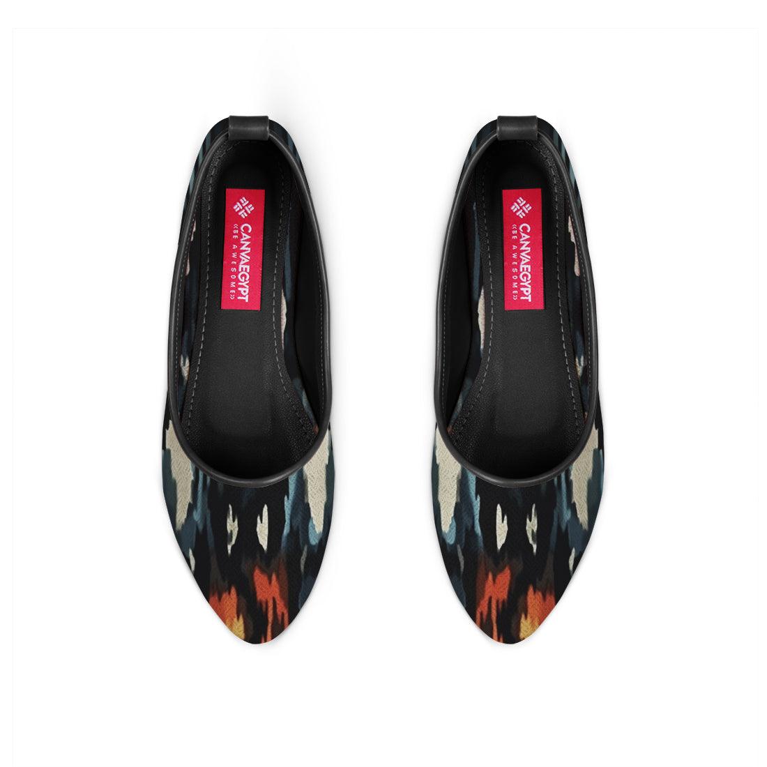 Black Round Toe Shoe Flamy - CANVAEGYPT