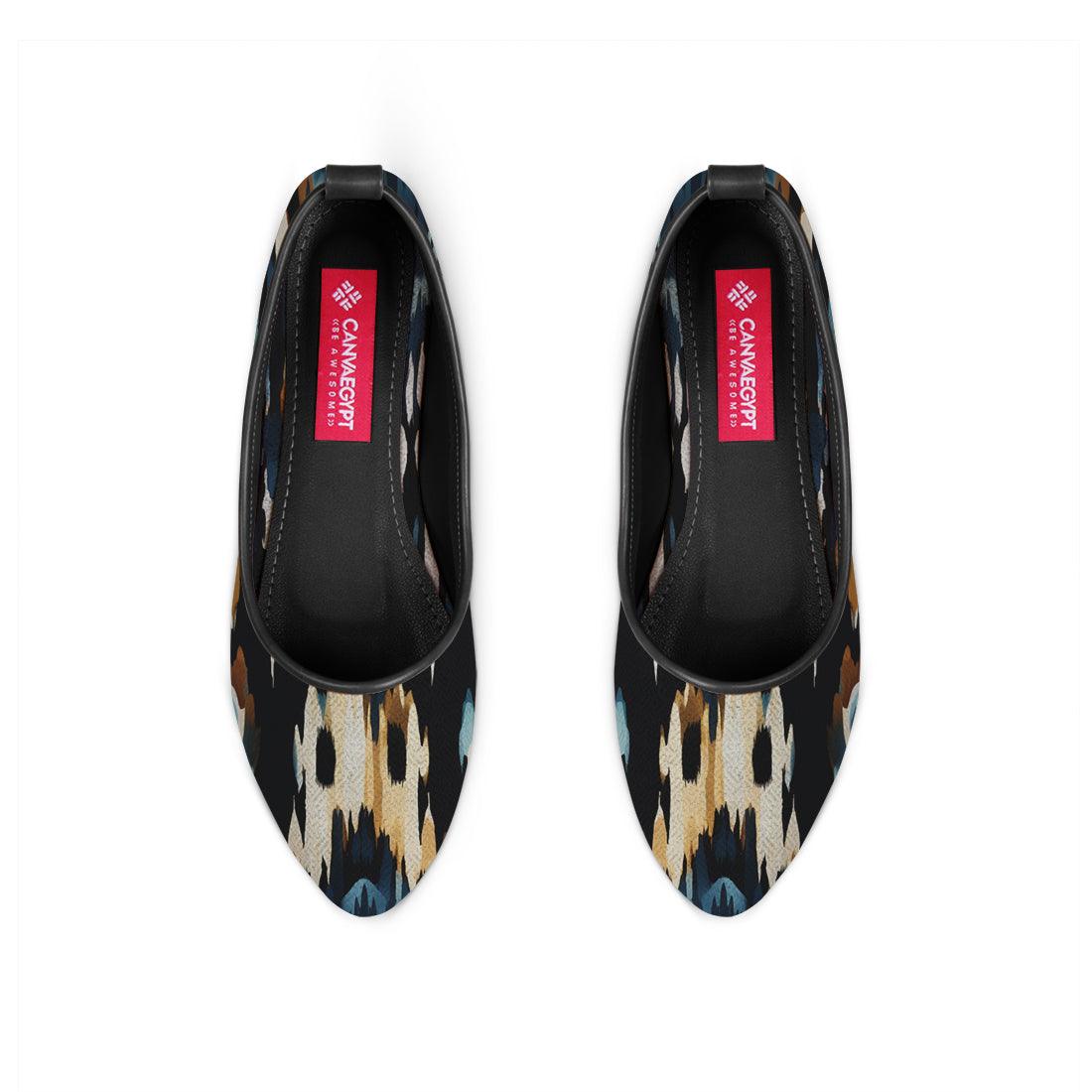 Black Round Toe Shoe Hazy - CANVAEGYPT