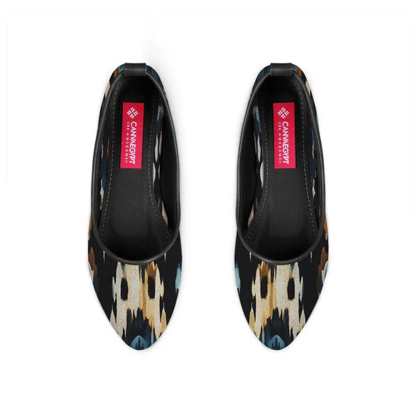 Black Round Toe Shoe Hazy - CANVAEGYPT