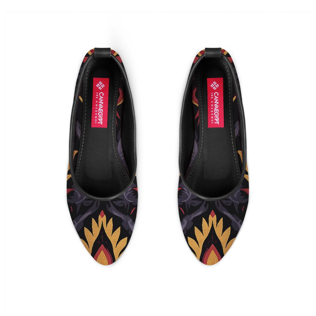 Black Round Toe Shoe Infernal - CANVAEGYPT