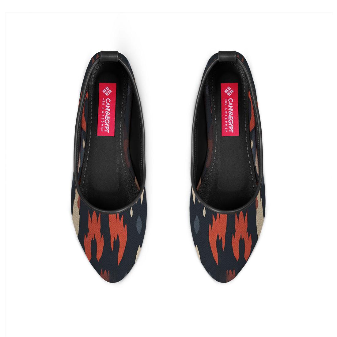 Black Round Toe Shoe Kindle - CANVAEGYPT