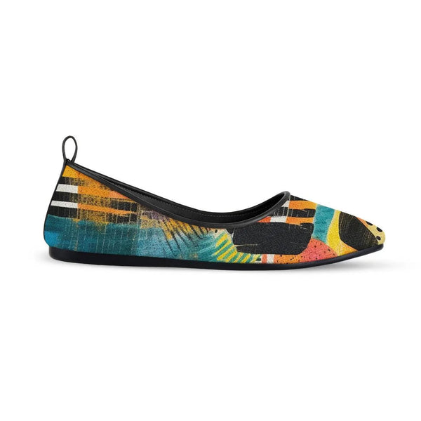 Black Round Toe Shoe Paint