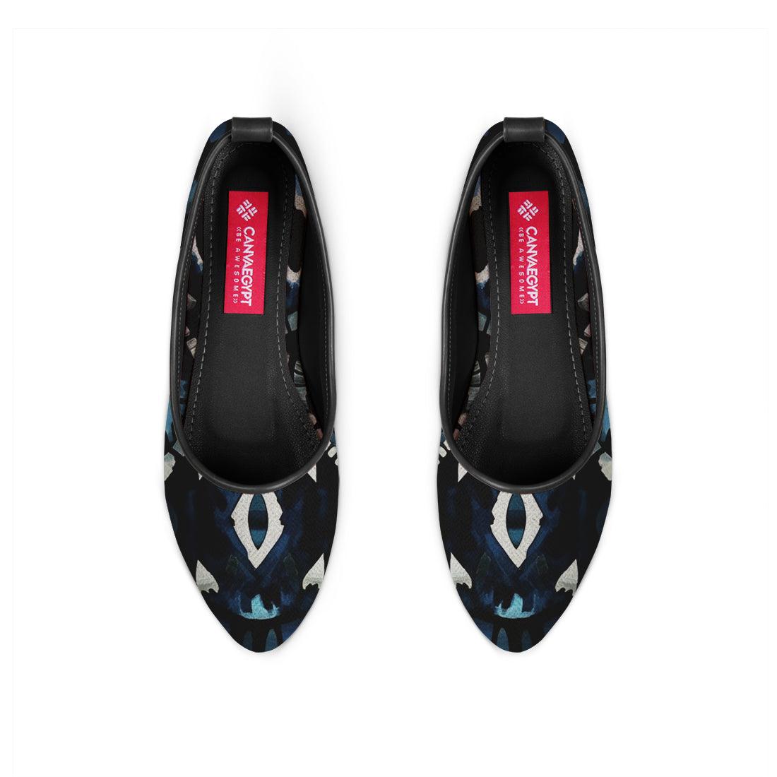 Black Round Toe Shoe Plush - CANVAEGYPT