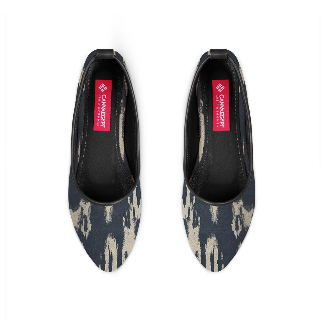 Black Round Toe Shoe Smoggy - CANVAEGYPT