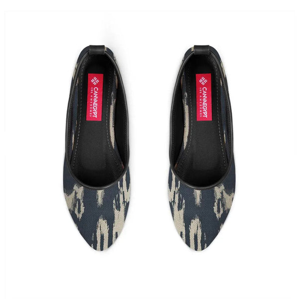 Black Round Toe Shoe Smoggy - CANVAEGYPT