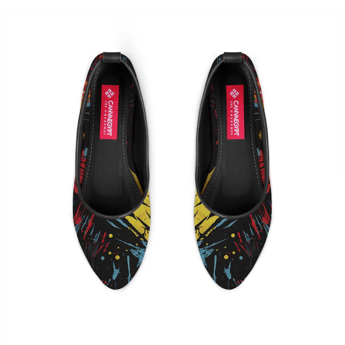 Black Round Toe Shoe Spectrum - CANVAEGYPT