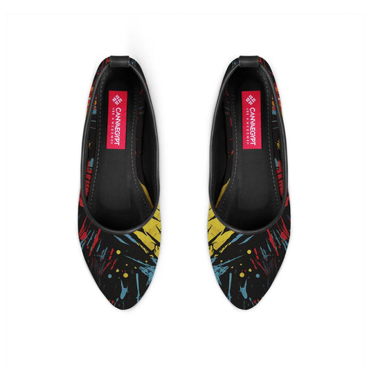 Black Round Toe Shoe Spectrum - CANVAEGYPT