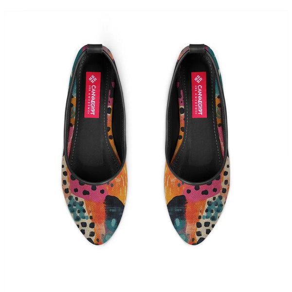 Black Round Toe Shoe Splash - CANVAEGYPT