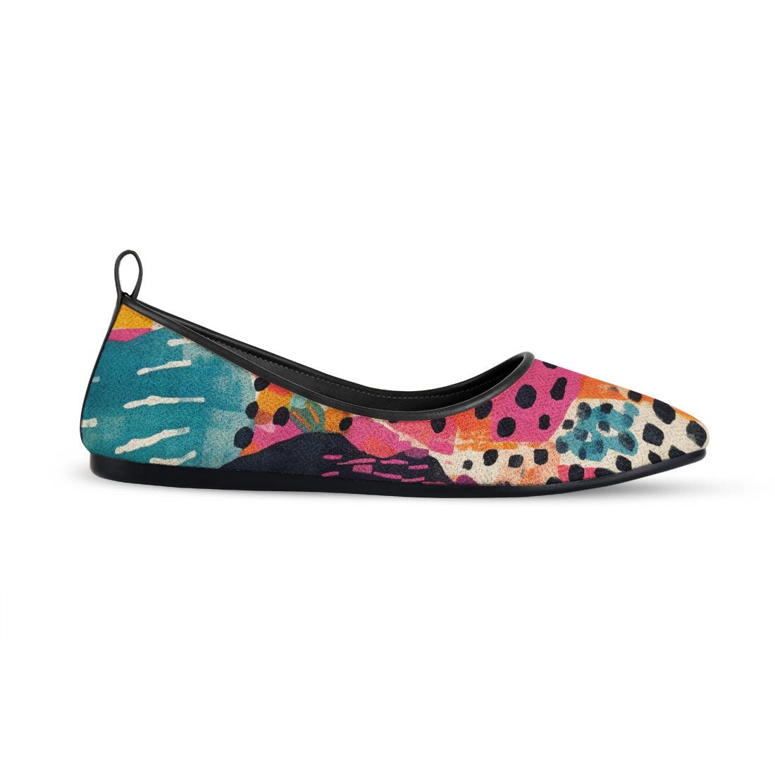 Black Round Toe Shoe Splash - CANVAEGYPT