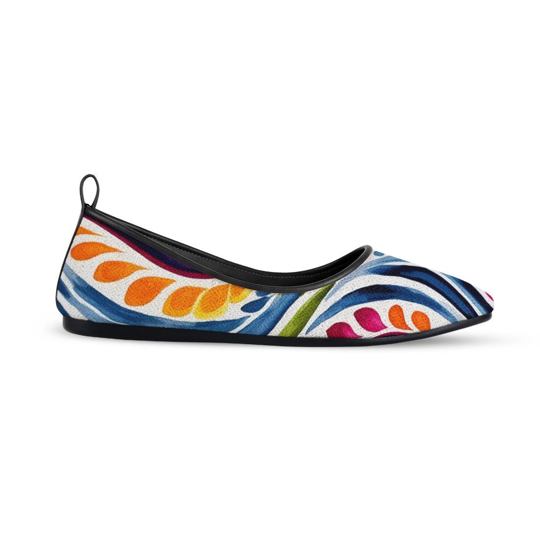 Black Round Toe Shoe Stipples - CANVAEGYPT
