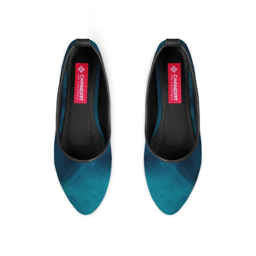 Black Round Toe Shoe Wave