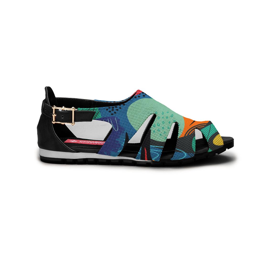 Black Spider Toe Sandal Abstract - CANVAEGYPT